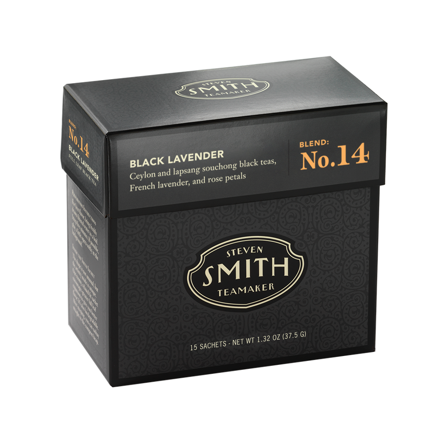 Black Tea | Steven Smith Teamaker | Black Lavender - Carton of 15 Tea Bags