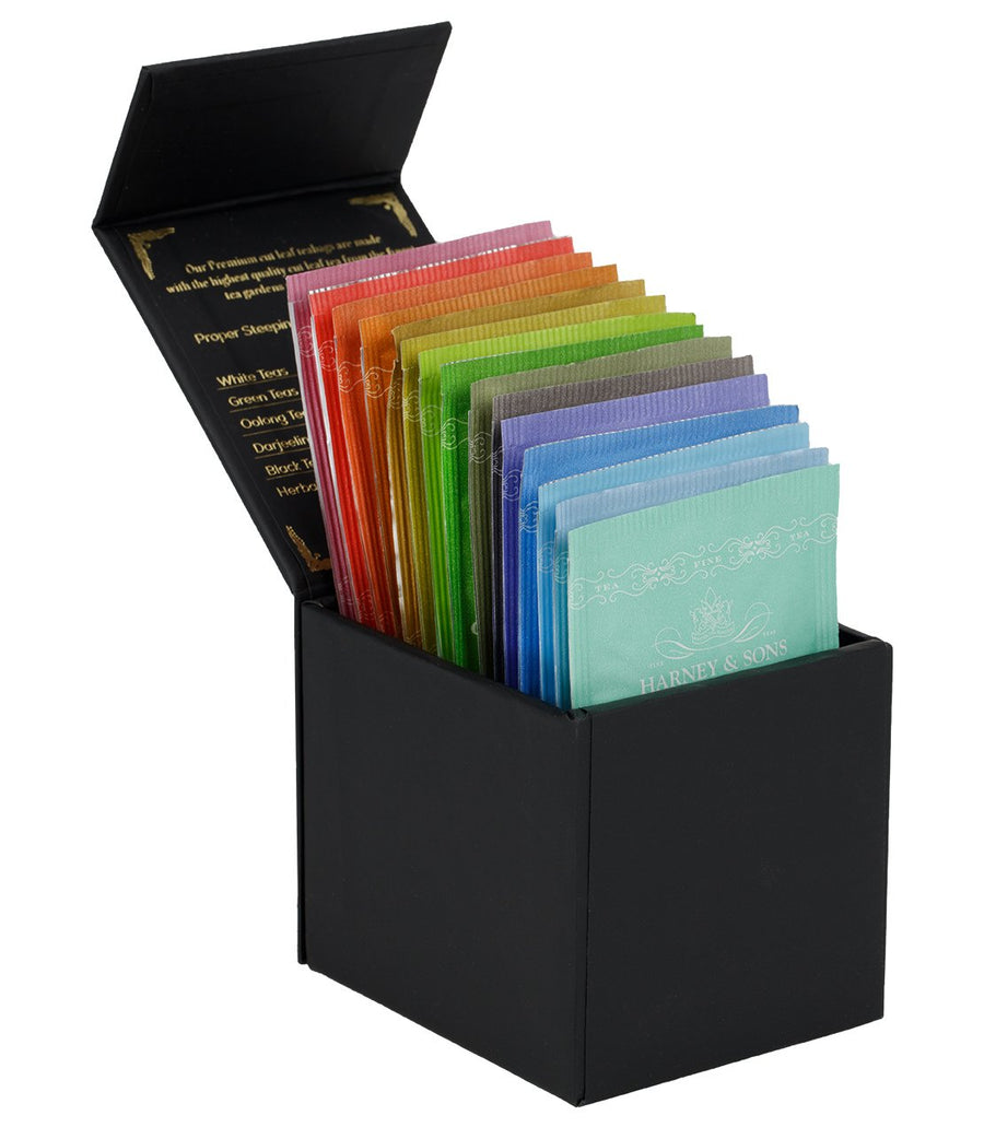 Tea Set | Harney and Sons | Foil Teabag Sampler Cube