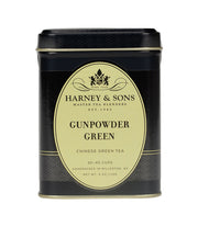 Green Tea | Harney & Sons | Organic Gunpowder Tin 4oz Loose Leaf